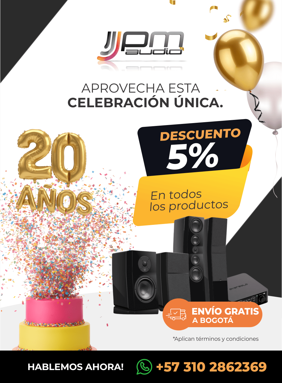 ofertas audio high end y video colombia 20 aniversario jpm audio